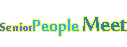 senior people meet logo
